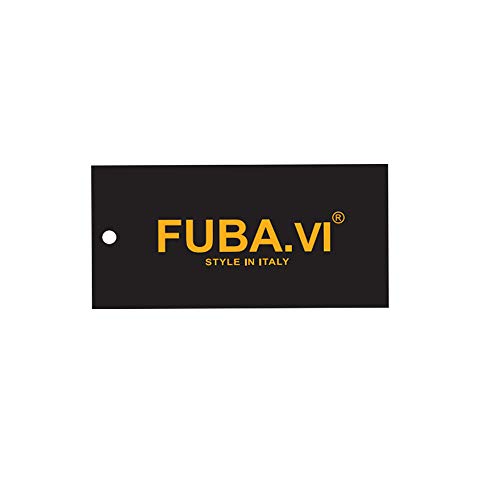 Fuba.VI 2019 - Conjunto de trajes de baño sexy para mujer, cuello halter/sin tirantes, conjunto de bikini alto 69639negro 42/44 ES/L