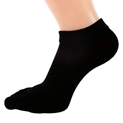 FULLANT 4 pares de calcetines de malla Meias casuales para correr con cinco dedos