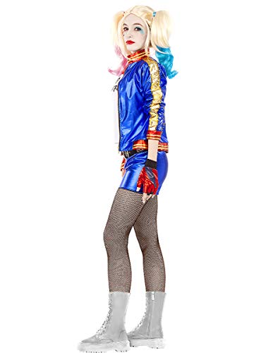 Funidelia | Disfraz de Harley Quinn - Escuadrón Suicida Oficial para Mujer Talla S ▶ Superhéroes, DC Comics, Suicide Squad, Villanos - Azul