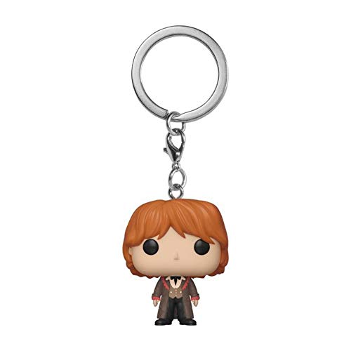 Funko- Keychain Harry Potter Llavero Ron Weasley, Color Mulitcolor, One-Size (FK42630)