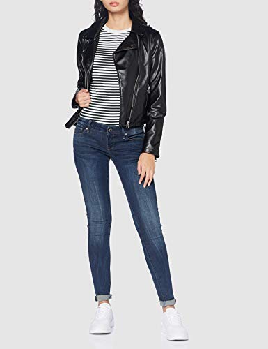 G-STAR RAW 3301 Low Waist Super Skinny Vaqueros, Dark Aged 6553-89, 27W / 30L para Mujer