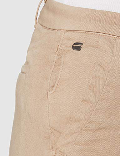 G-STAR RAW Bronson Mid-Waist Skinny Chino Pantalones, Rosado (dk Grasshopper 7167), 26W / 32L para Mujer