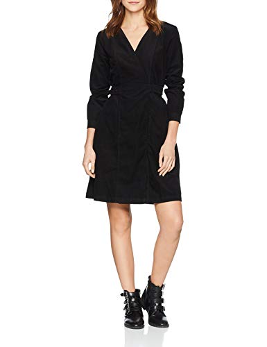 G-STAR RAW Core Wrap Dress Vestido, Multicolor (Dk Black 6484), X-Large para Mujer