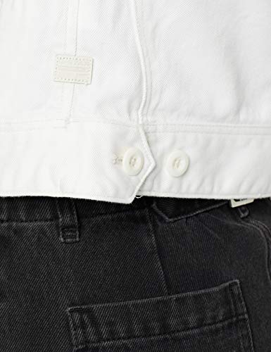 G-STAR RAW D-STAQ Zip Slim Chaqueta Vaquera, Azul (Lt Aged B066/424), Medium para Mujer