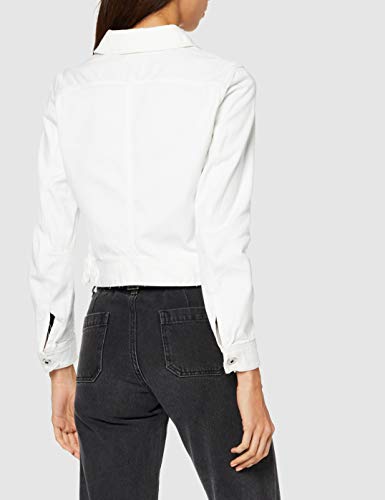 G-STAR RAW D-STAQ Zip Slim Chaqueta Vaquera, Azul (Lt Aged B066/424), Medium para Mujer