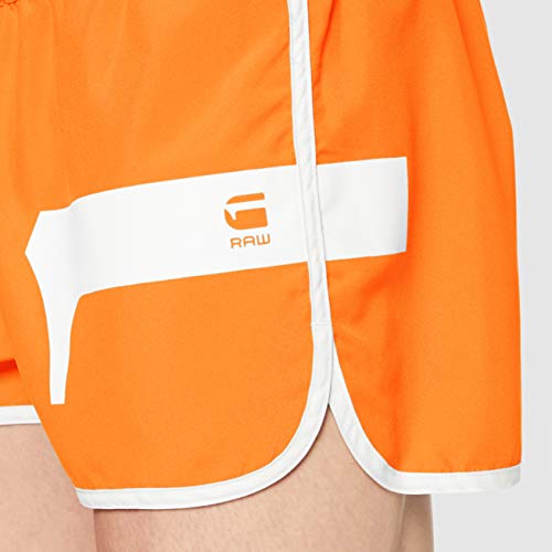 G-STAR RAW Dend Pantalones Cortos, Orange (Bright Mandarin A505-9820), M para Hombre