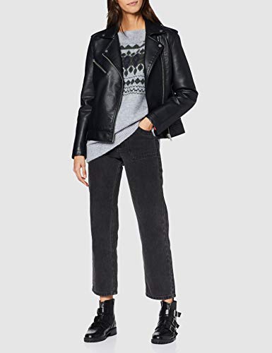 G-STAR RAW Jacquard Boat suéter, Gris (Grey Htr 906), X-Small para Mujer