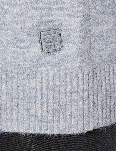 G-STAR RAW Jacquard Boat suéter, Gris (Grey Htr 906), X-Small para Mujer