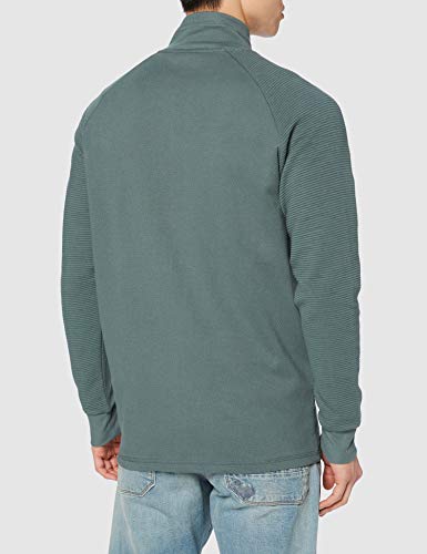 G-STAR RAW Korpaz Slim Zip Through Camiseta, Verde (Grey Moss C112-4752), S para Hombre
