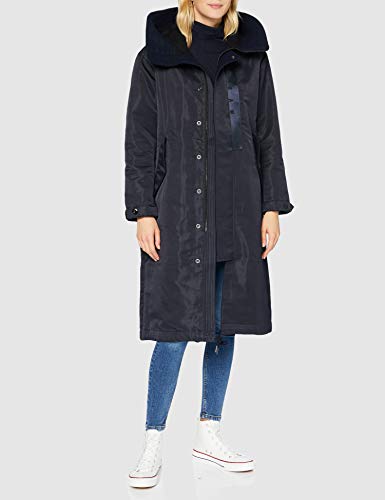 G-STAR RAW Long HDD Parka Wmn, Mazarine Blue C416-4213, XS para Mujer