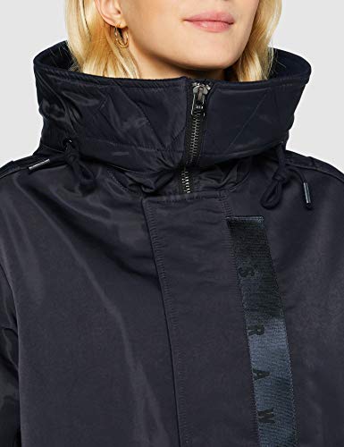 G-STAR RAW Long HDD Parka Wmn, Mazarine Blue C416-4213, XS para Mujer