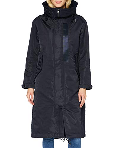 G-STAR RAW Long HDD Parka Wmn, Mazarine Blue C416-4213, XS para Mujer