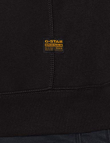 G-STAR RAW Premium Basic suéter, Negro (Dk Black C235-6484), M para Hombre