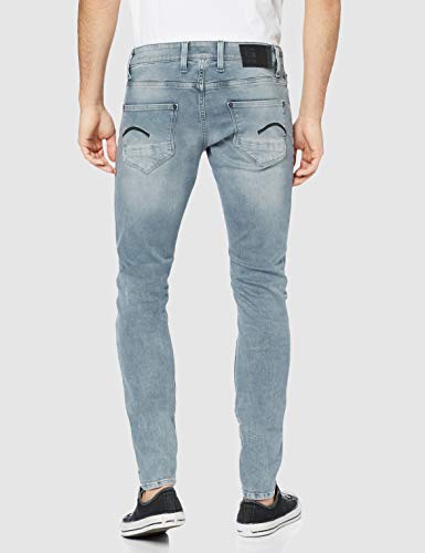 G-STAR RAW Revend Skinny Vaqueros, Faded Industrial Grey, 31W / 30L para Hombre