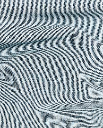 G-STAR RAW Tacoma Boyfriend Long Sleeve Camisa Vaquera, Azul (Sun Faded Indigo Stripe), M para Mujer