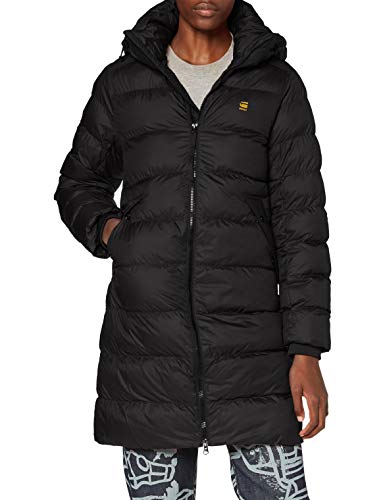 G-STAR RAW Whistler HDD Slim Long Coat Wmn Chaqueta, Dk Black B958-6484, X-Large para Mujer