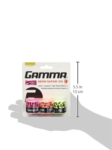 Gamma ANAPO, Neon Safari, Multicolor (Zebra / Leopard / Tiger), talla única, Pack de 3