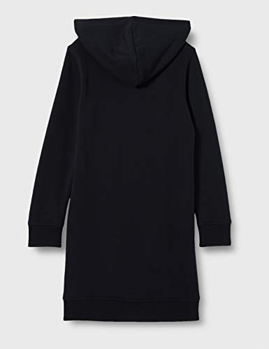 Gant D2 Script Hoodie Dress Vestido, Negro, 158/164 para Niñas