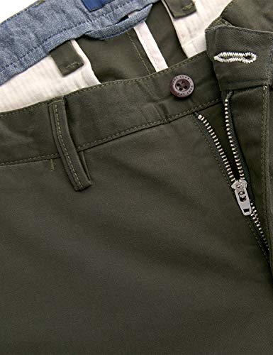 GANT Men's Slim Twill Chinos Pants Green in Size 34W