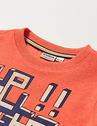 Garcia Kids N05460 Sudadera, Naranja (Lemonade 2405), 116 (Talla del Fabricante: 116/122) para Niños