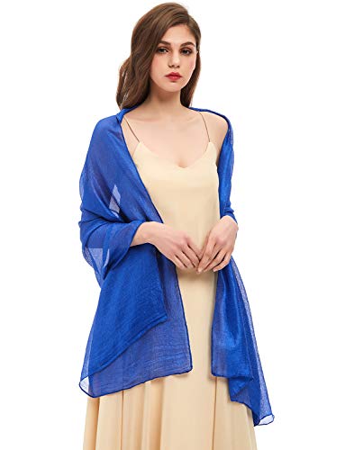 Gardenwed Suave Solido Chales Bufandas Bufanda de Cuello de Baile Novia Robó Wrap Damas Ropa Accesorios 70 * 180CM Black