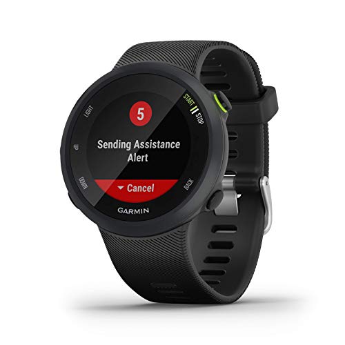 Garmin Forerunner 45/G Reloj Multisport, Adulto, Unisex, Negro, L