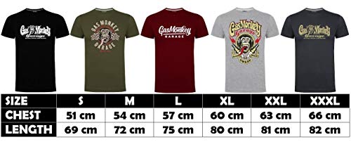 Gas Monkey Garage T-Shirt Large Script Logo White-XXL