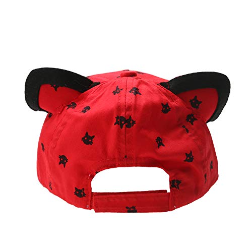 GDYX Sombrero para el Sol Gato Encantador Sombrero para el Sol Bebé Gorra de béisbol para niños Gorra de Dibujos Animados para niños   Rojo