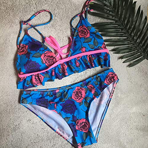 Generic Brands Bikinibikini De Ebay Estampado con Volantes Sexy Bikini De Mujer Split-1_L