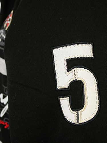 Geographical Norway Goasting Sudadera con capucha y cremallera, para hombre negro XL