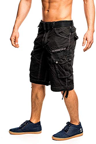 Geographical Norway Hombre Cargo Short People - Negro, L