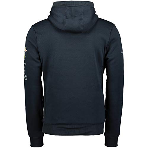 Geographical Norway Sudadera con capucha para hombre azul marino L