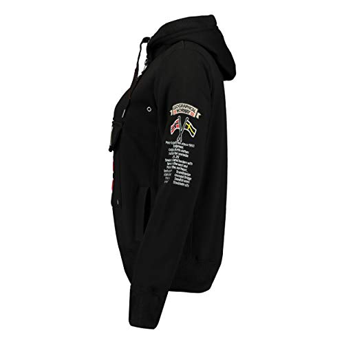 Geographical Norway Sudadera DE Mujer GYMCLASS Negro S