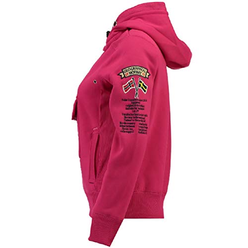 Geographical Norway Sudadera DE Mujer GYMCLASS Rosa Llamativo L
