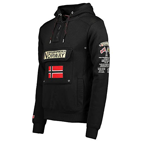 Geographical Norway - Sudadera para hombre Negro M