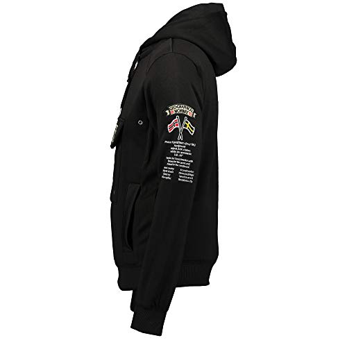 Geographical Norway - Sudadera para hombre Negro M