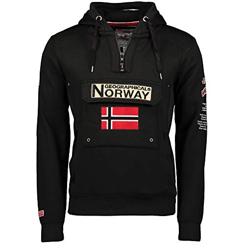 Geographical Norway - Sudadera para hombre Negro M