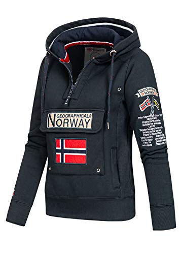 Geographical Norway - Sudadera para mujer azul marino L