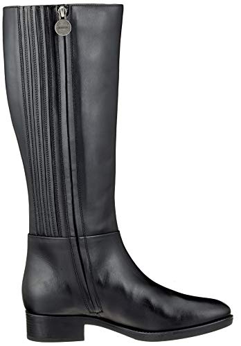 Geox D Felicity D, Botas Altas Mujer, Negro (Black C9999), 36 EU