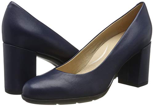 Geox D New ANNYA A, Zapatos de Tacón Mujer, Azul (Blue C4000), 41 EU