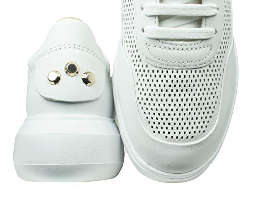 Geox D RUBIDIA A, Zapatillas Mujer, Blanco, 40 EU