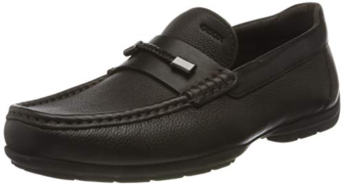 GEOX U MONER W 2FIT A COFFEE Men's Loafers & Moccasins Moccasin size 39(EU)