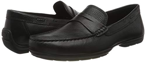 GEOX U MONER W 2FIT D BLACK Men's Loafers & Moccasins Moccasin size 43(EU)