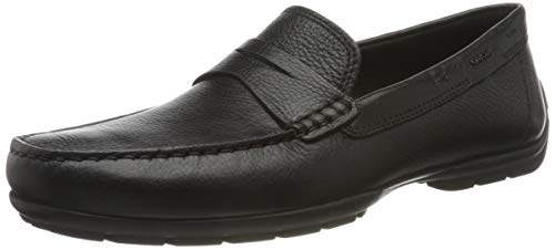 GEOX U MONER W 2FIT D BLACK Men's Loafers & Moccasins Moccasin size 43(EU)