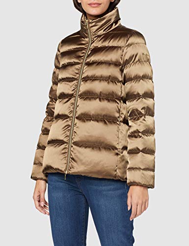 Geox W Chloo N Abrigo, Marrón (Bear Cub F6185), 42 para Mujer