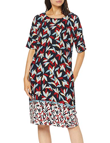 Gerry Weber 280002-38025 Vestido, Multicolor (Indigo Rost Bleu Druck 8252), 36 (Talla del Fabricante: 34) para Mujer