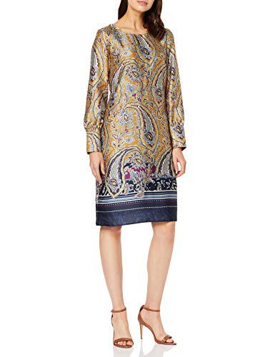 Gerry Weber 280005-31439 Vestido, Multicolor (Gelb Multicolor Druck 4101), 38 (Talla del Fabricante: 36) para Mujer