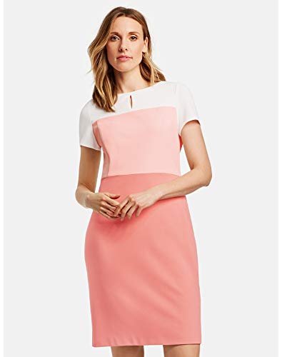 Gerry Weber 380017-31236 Vestido, Rosa (Pastel Rose Offwhite Patc 3122), 40 (Talla del Fabricante: 38) para Mujer