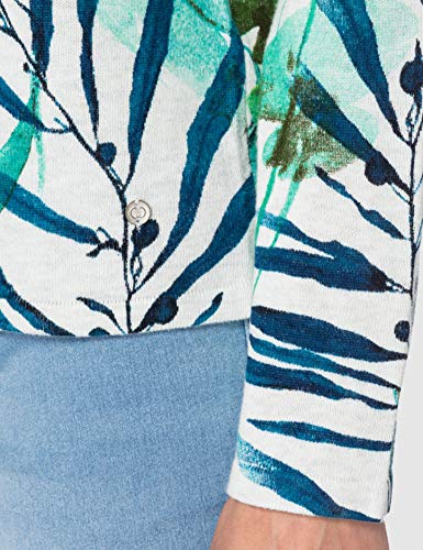 Gerry Weber Casual Pullover 1/1 Arm Sudadera, Impresión Verde, 38 para Mujer