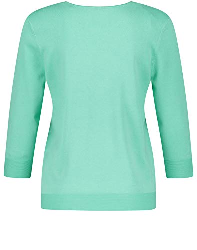 Gerry Weber Casual Pullover 3/4 Arm Sudadera, Verde Claro, 50 para Mujer